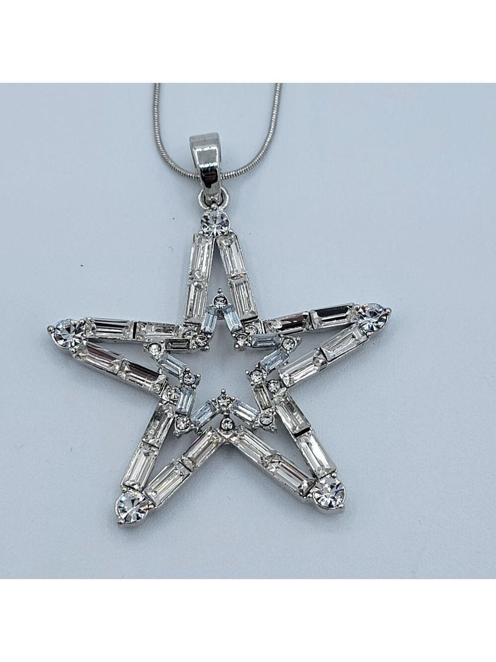 Crystal Star Pendant Necklace #2800